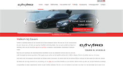 Desktop Screenshot of cavaro.be