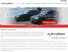 Tablet Screenshot of cavaro.be